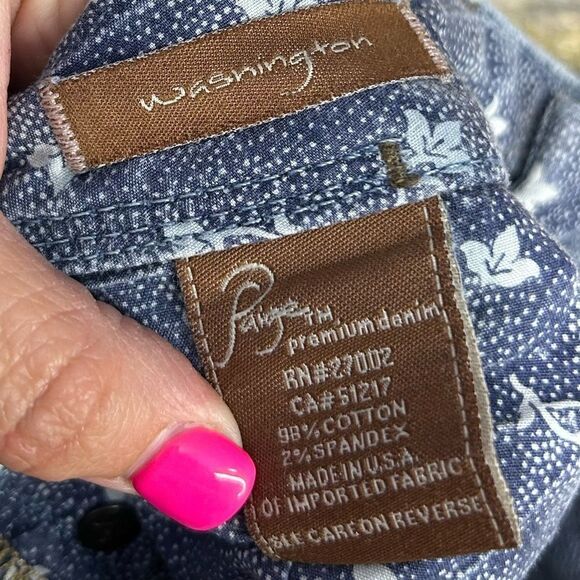 5 for $25🔥Paige Washington Denim Shorts Size 28 - Picture 7 of 8